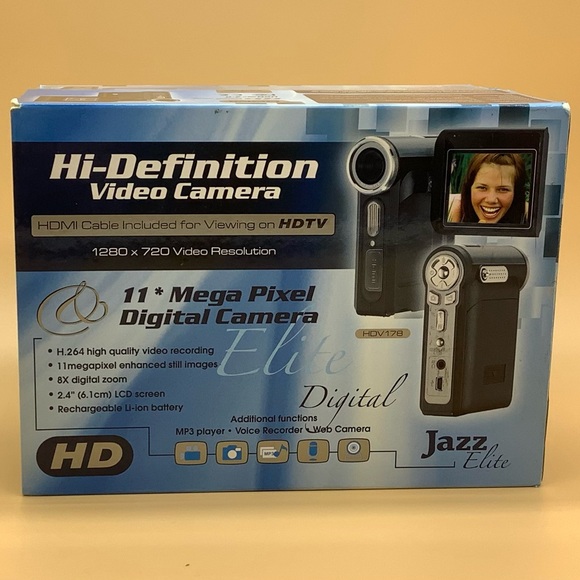 Jazz Elite Hi-Definition Video Camera HDV178 - Picture 1 of 6